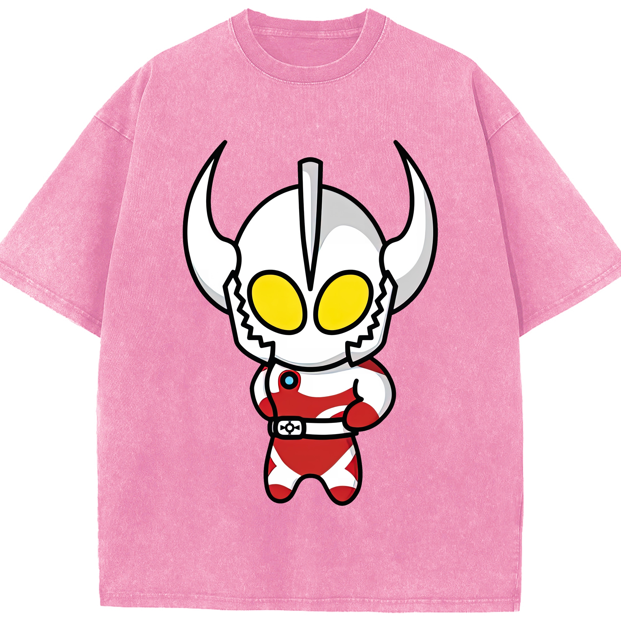 （画像用） ウルトラマン Ultraman 綿100% ヴィンテージ風 半袖Tシャツ（フロントプリント）